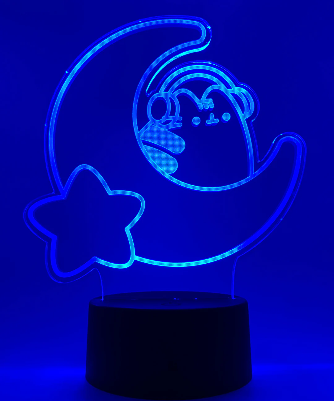 Gamer Pusheen Moon Otaku Lamp - Image 7