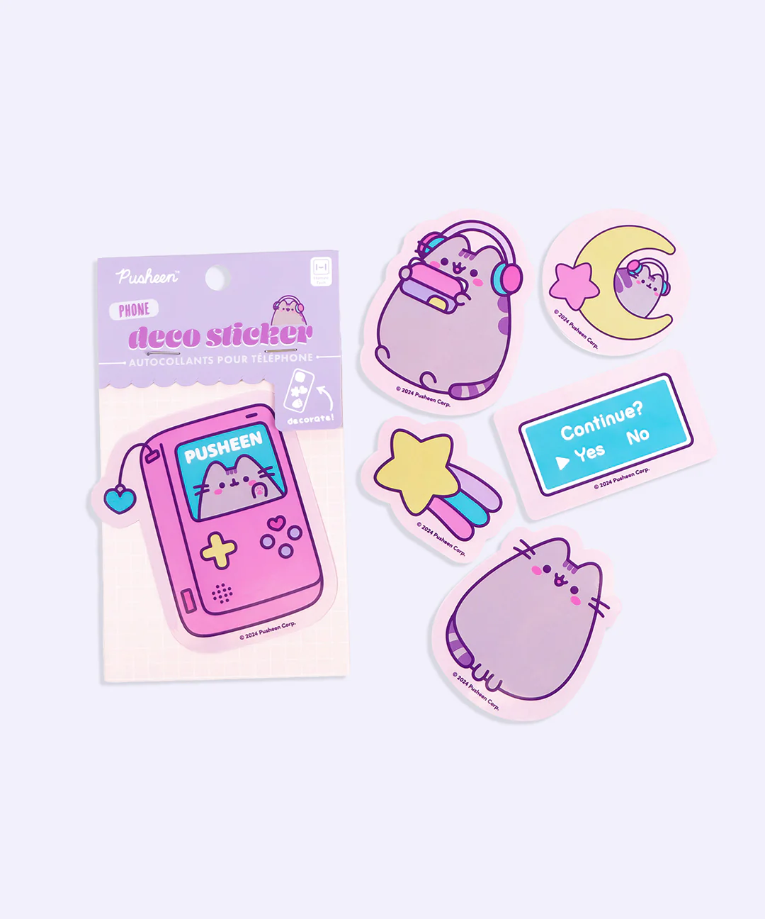Gaming Pusheen Phone Stickers