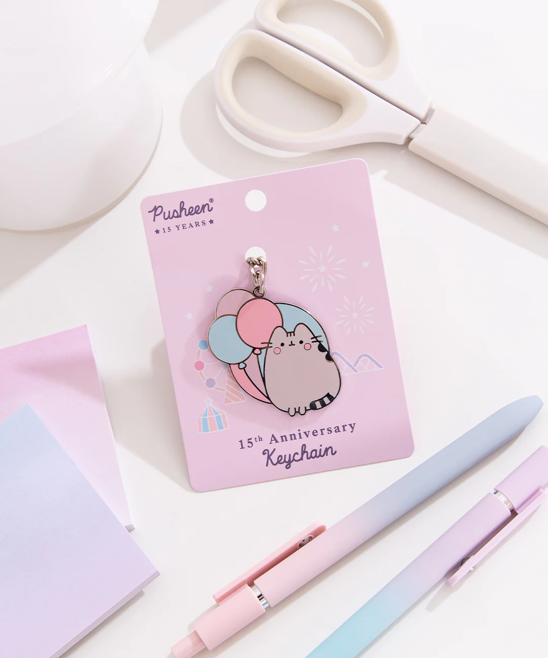 Pusheen 15th Anniversary Keychain - Image 7