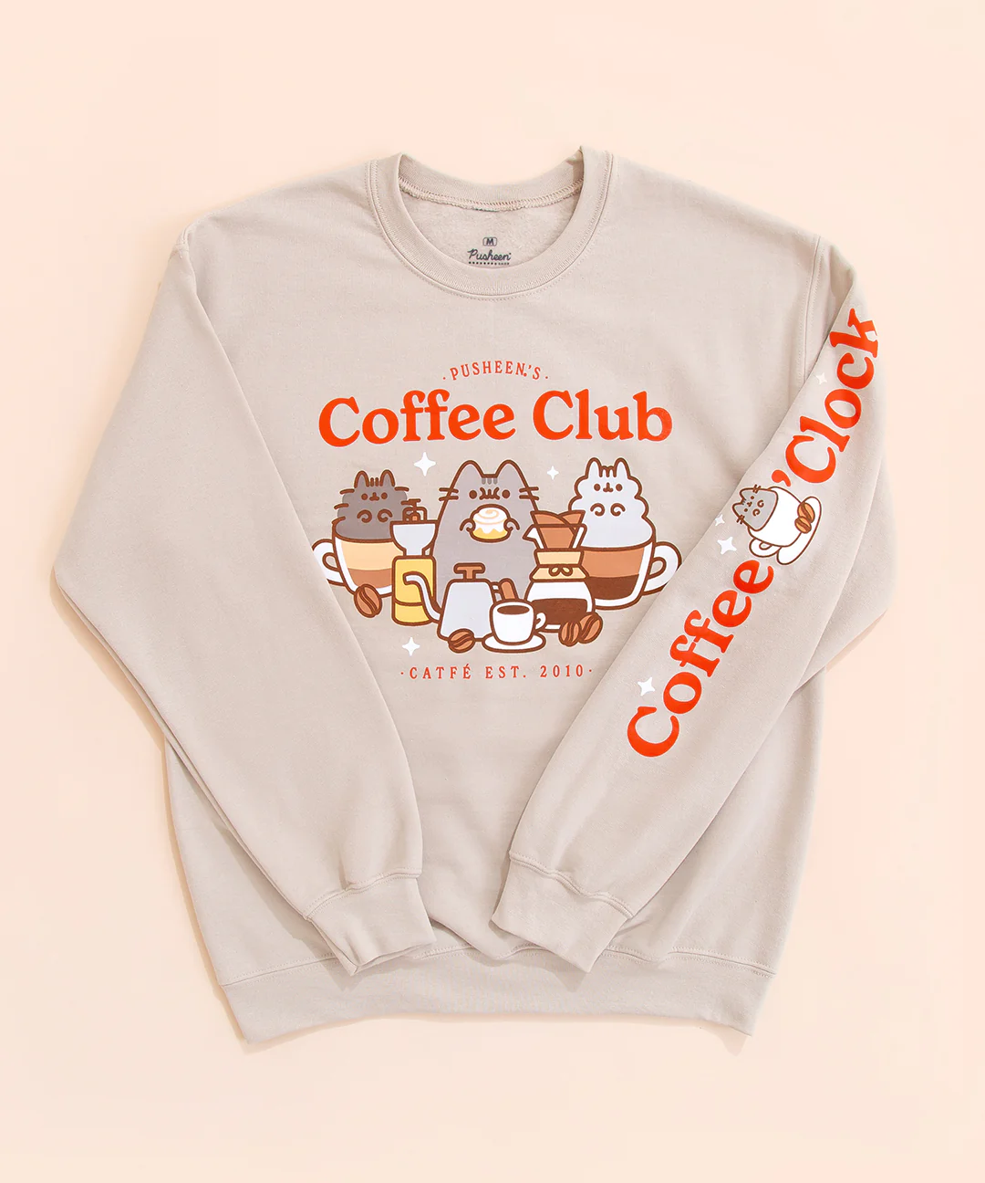 Pusheen Coffee Club Unisex Sweatshirt - Image 4