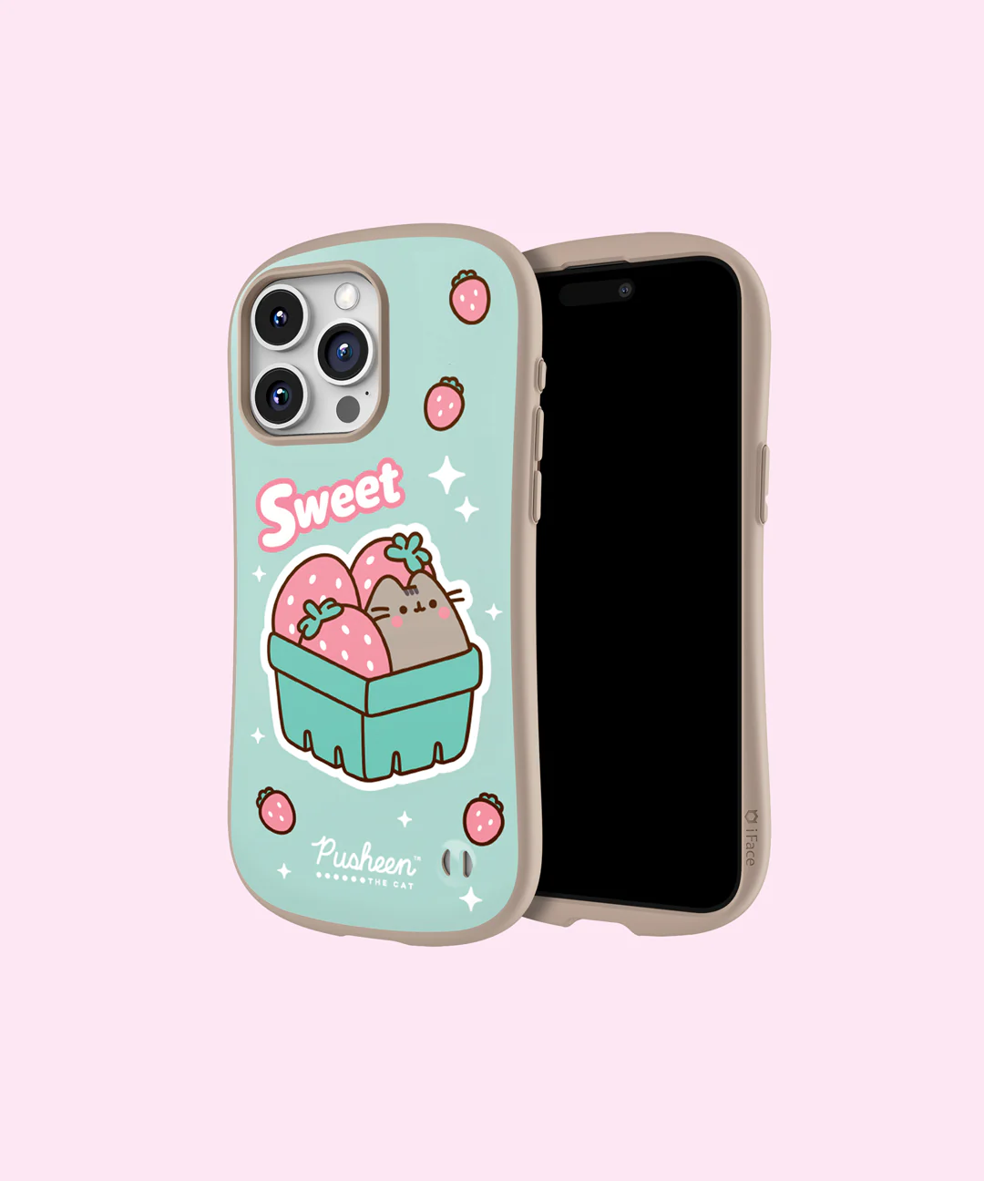 Pusheen Fruits Phone Case - Image 3