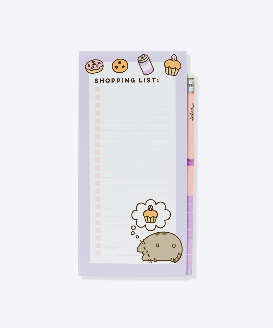 Pusheen Magnetic Shopping List Notepad
