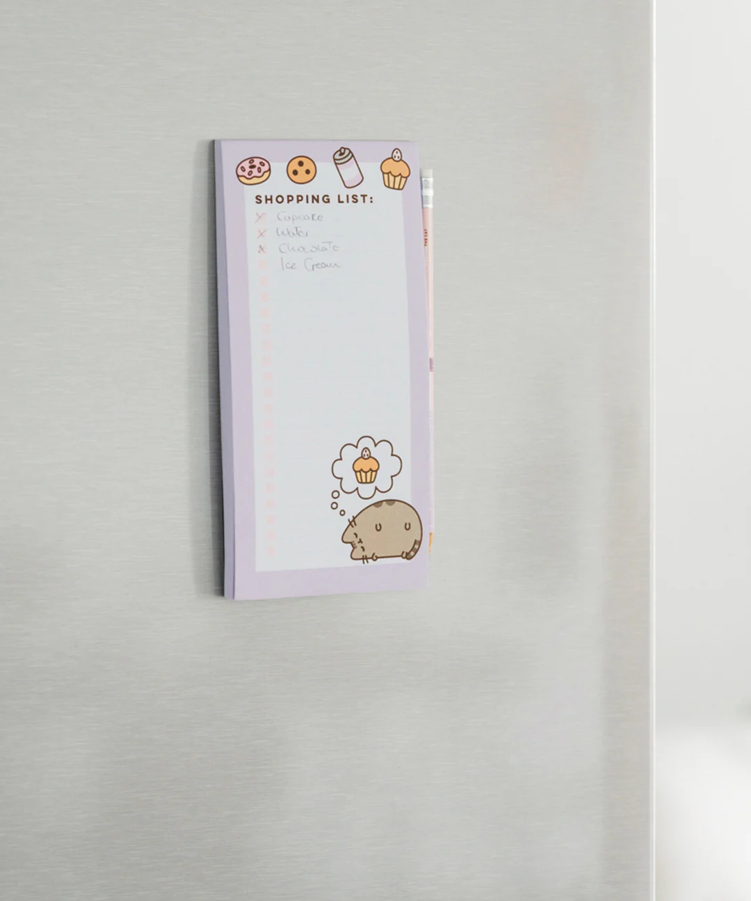 Pusheen Magnetic Shopping List Notepad - Image 2