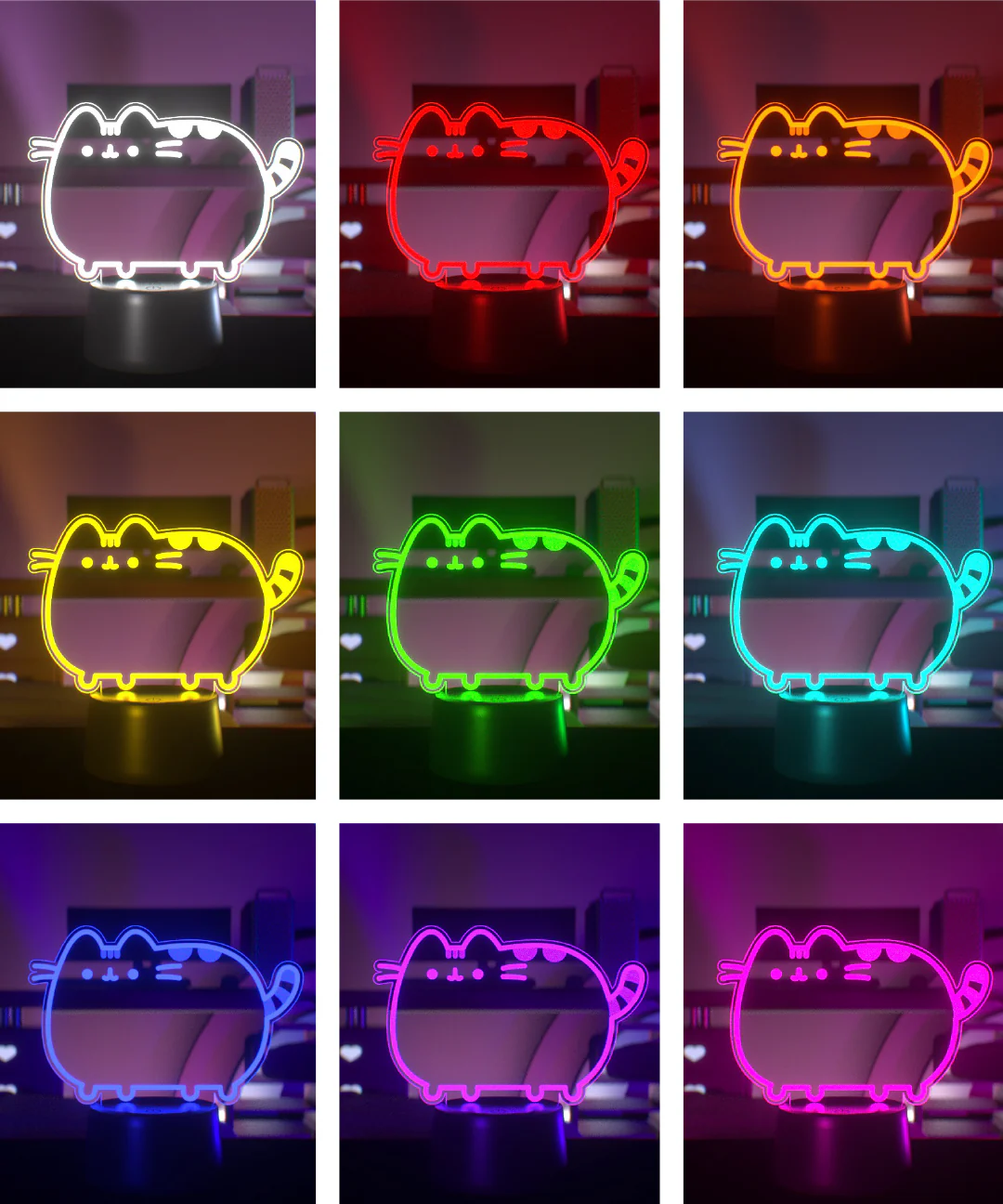 Pusheen Otaku Lamp - Image 3