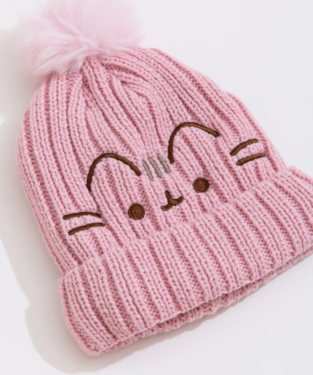 Pusheen Pink Pom Knit Hat - Image 3