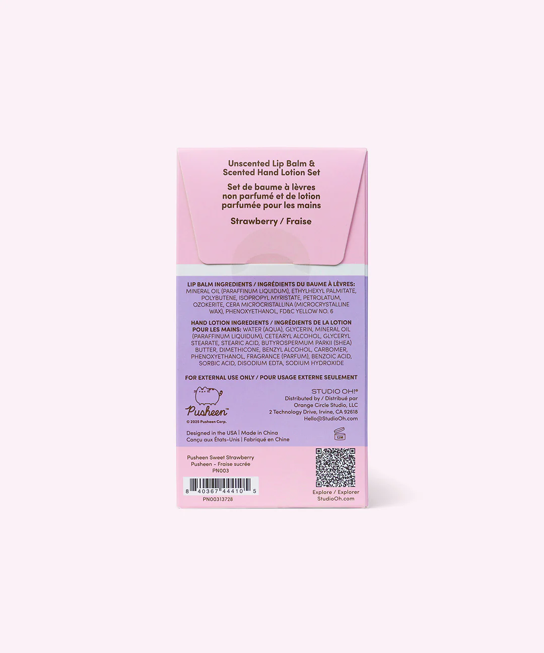 Pusheen Strawberry Lip Balm & Hand Lotion Set - Image 10