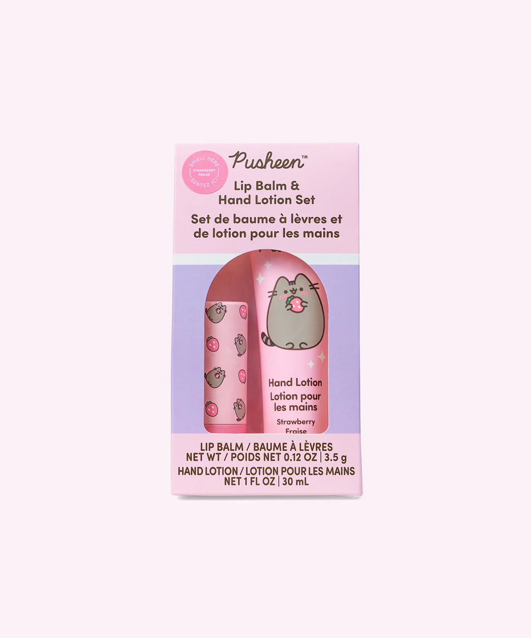 Pusheen Strawberry Lip Balm & Hand Lotion Set - Image 7