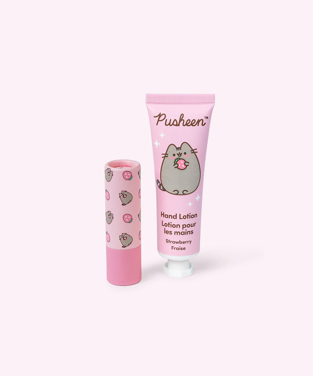 Pusheen Strawberry Lip Balm & Hand Lotion Set - Image 8