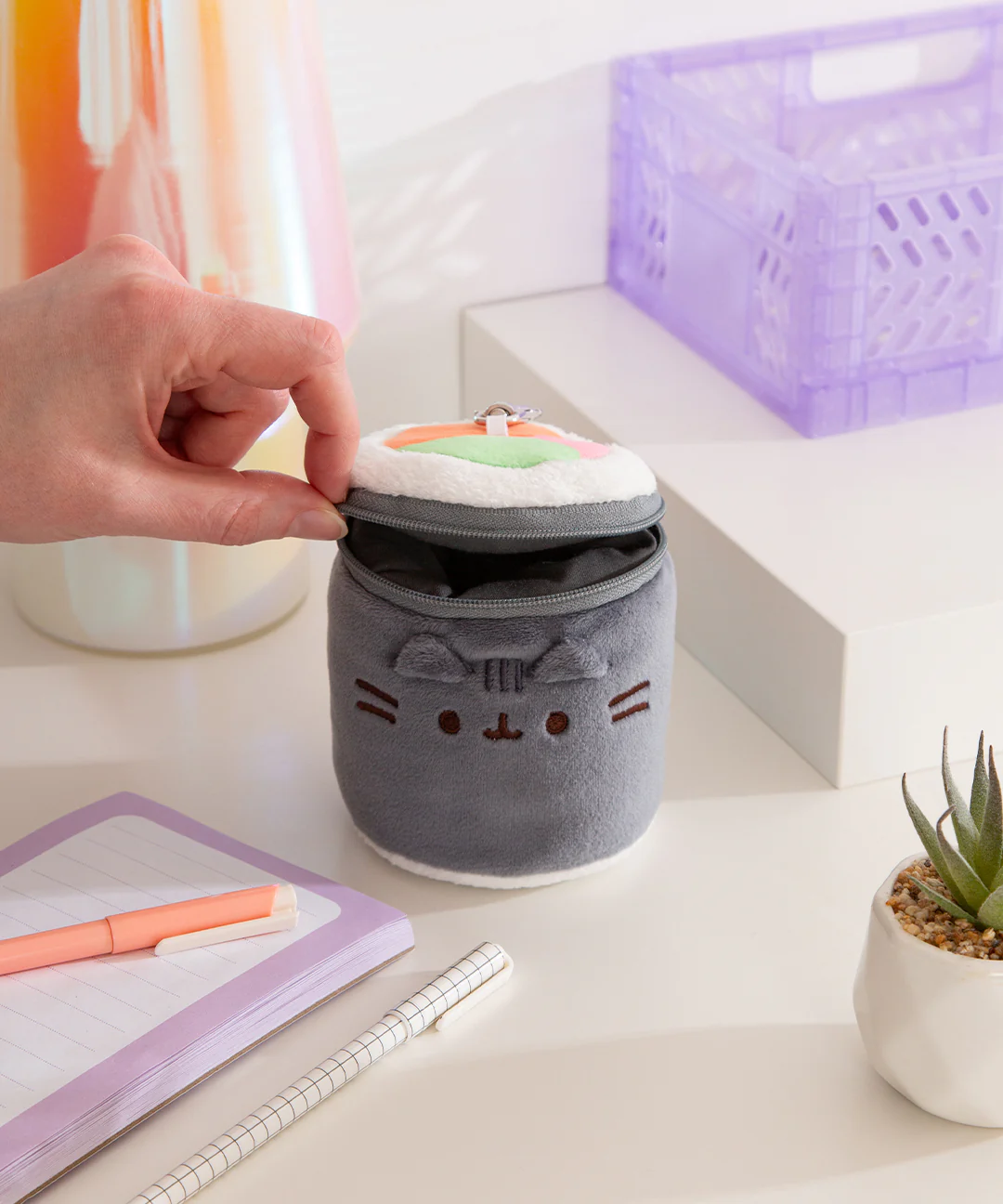 Pusheen Sushi Reusable Bag Keychain Plush - Image 11