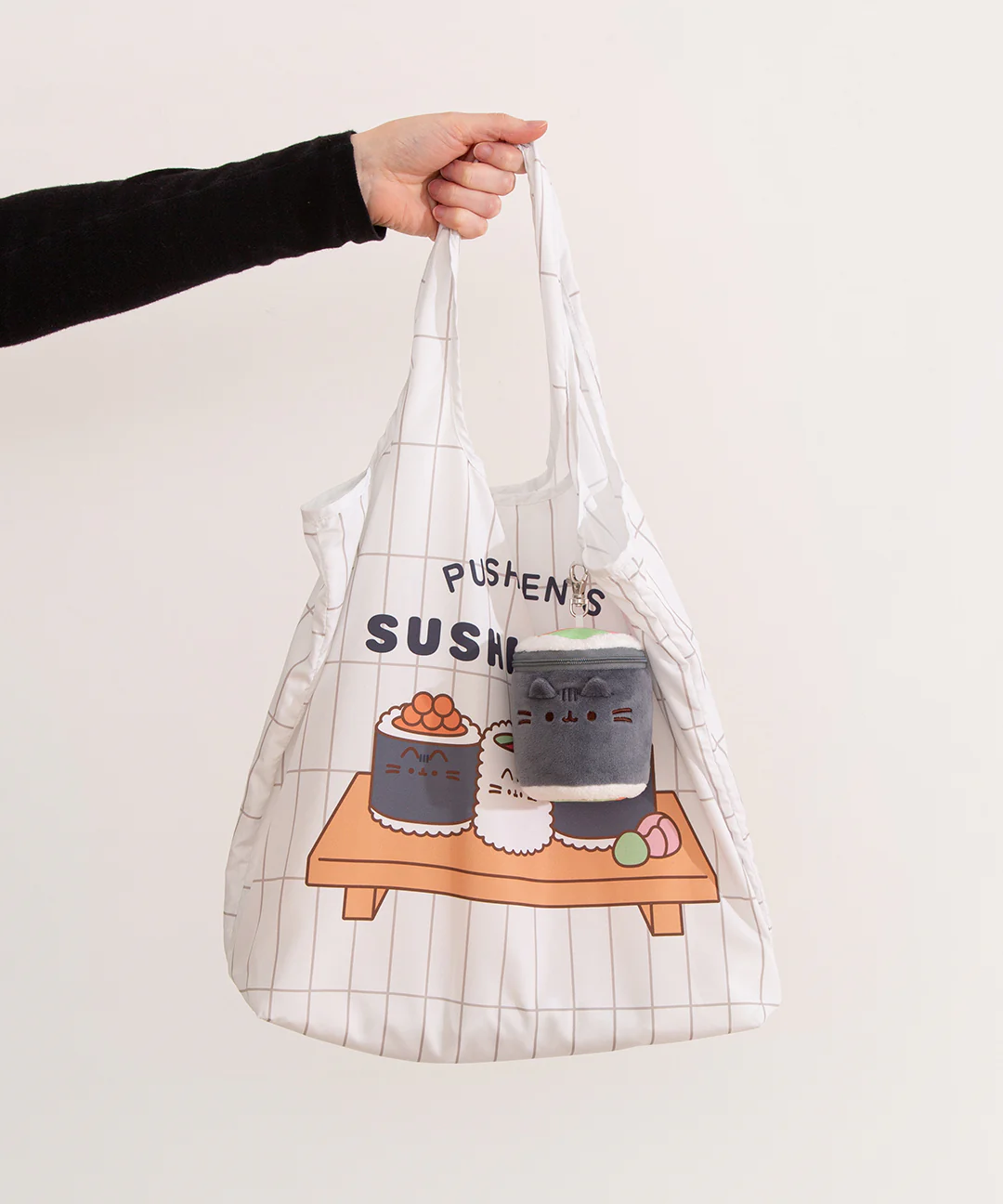 Pusheen Sushi Reusable Bag Keychain Plush - Image 4