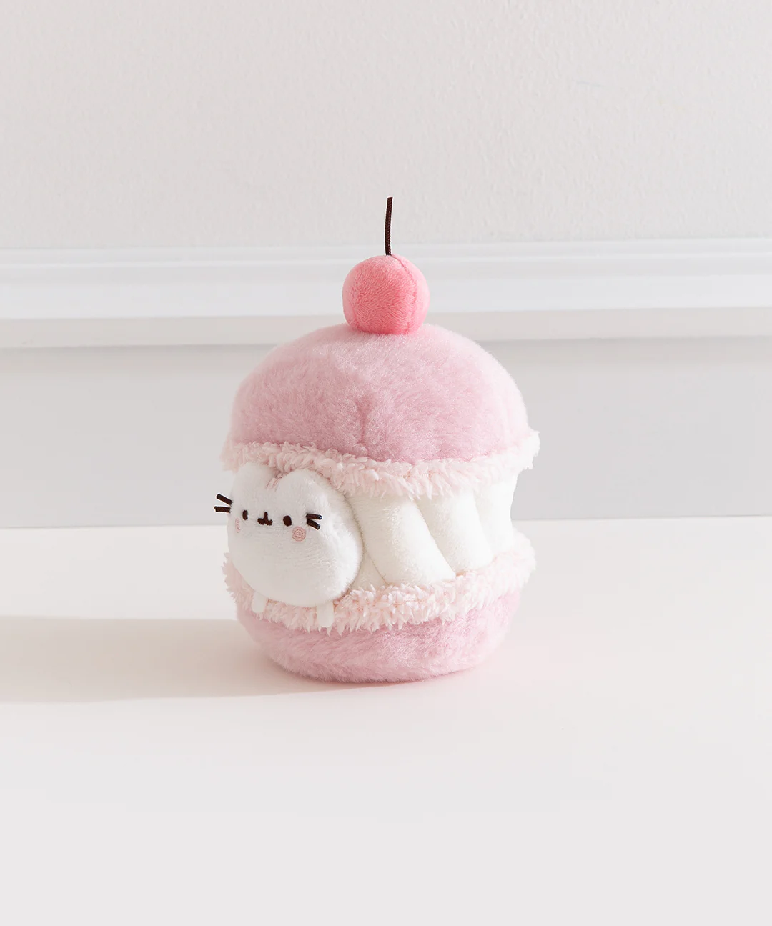 Pusheen Sweets Cherry Macaron Plush 2-pc Environment - Image 11