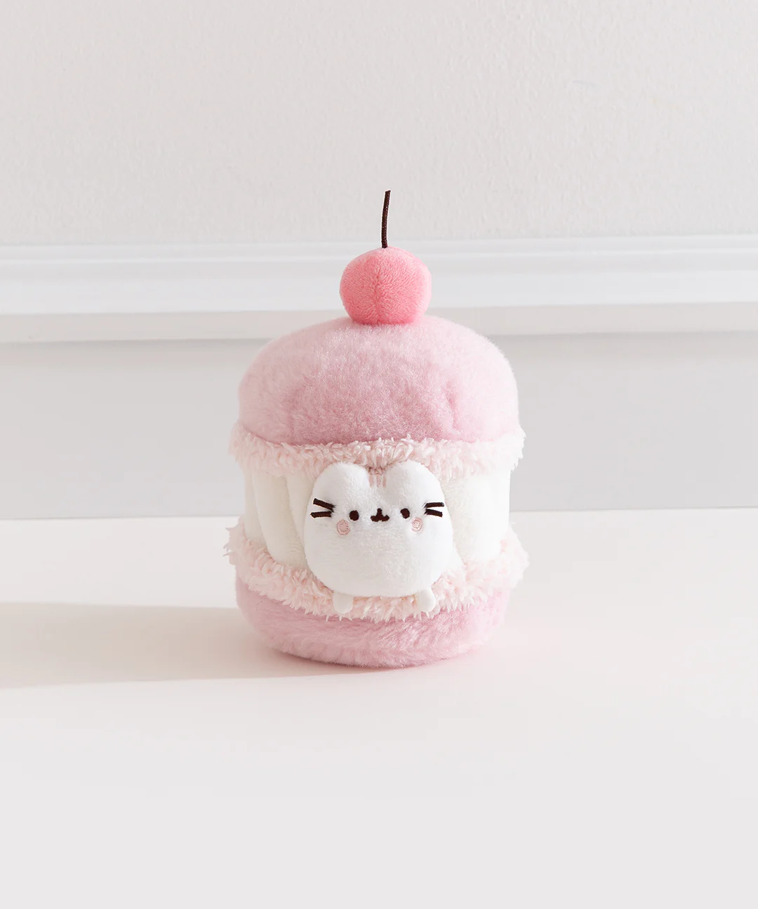 Pusheen Sweets Cherry Macaron Plush 2-pc Environment - Image 6