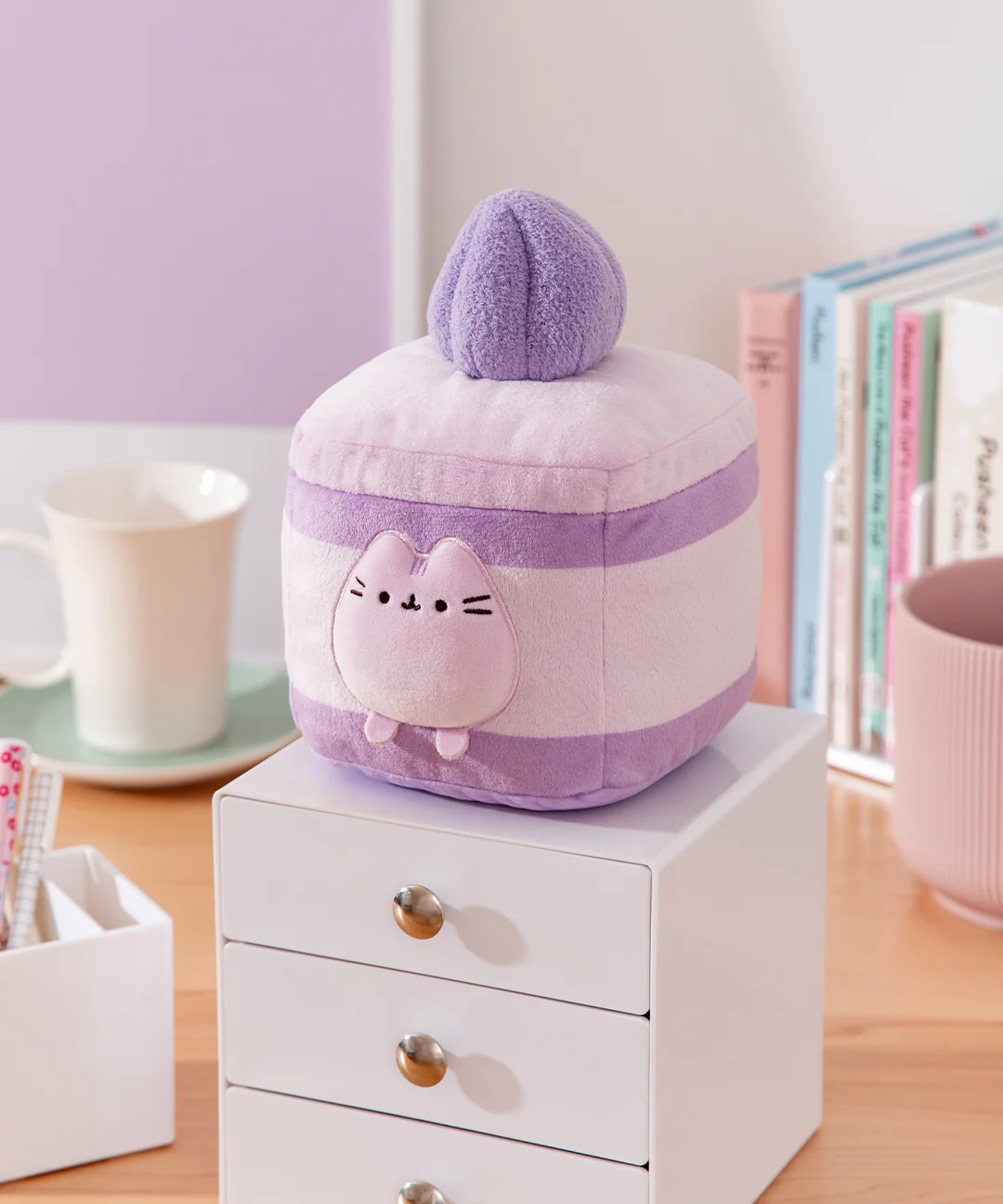 Pusheen Sweets Lavender Spongecake Squisheen Plush - Image 6
