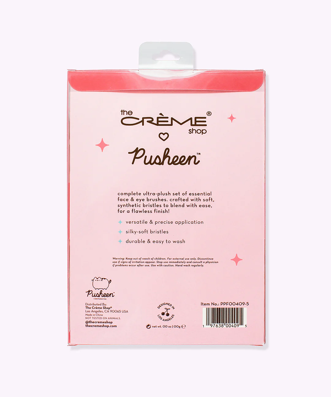 The Crème Shop x Pusheen 5-pc Makeup Brush Set - Image 3