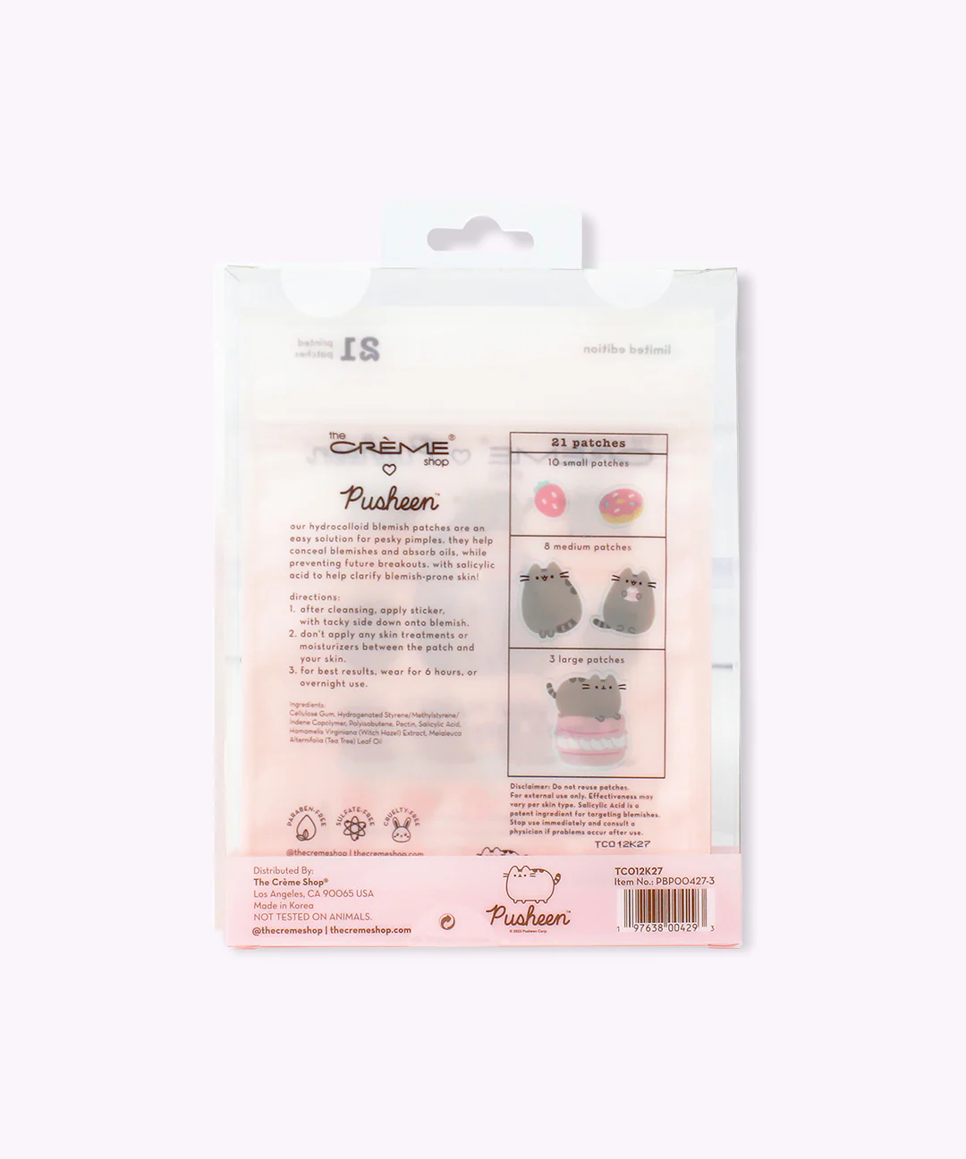 The Crème Shop x Pusheen Blemish Patches - 3-pack - Image 3