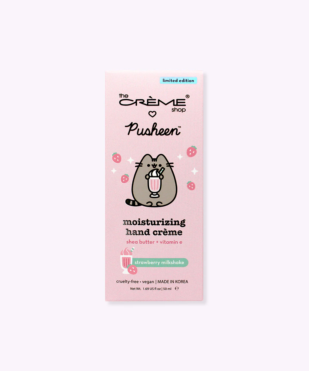 The Crème Shop x Pusheen Strawberry Milkshake Hand Crème - Image 4