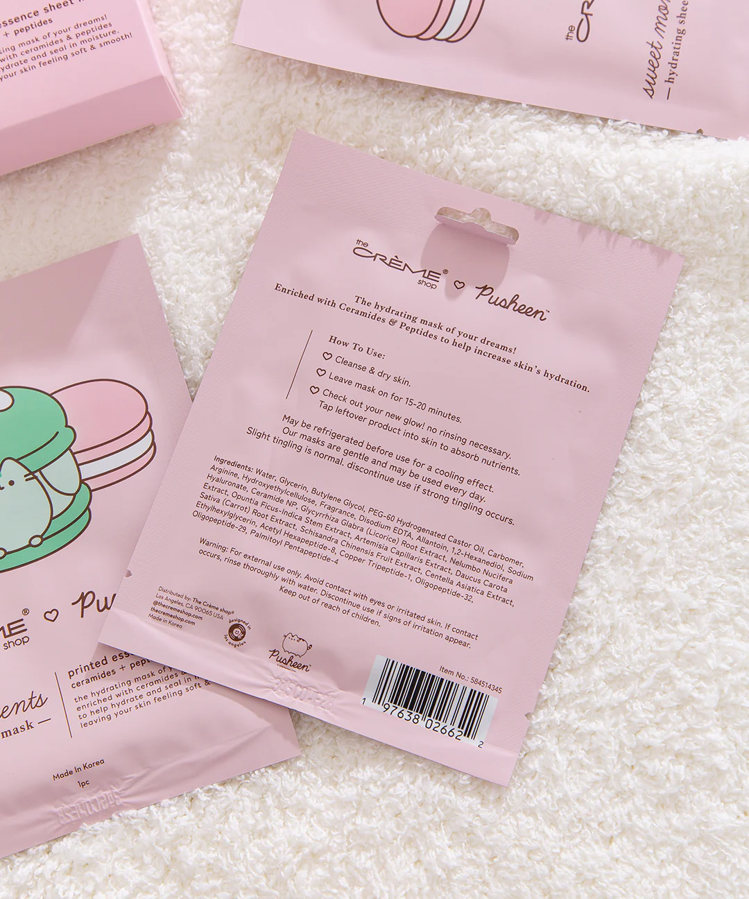 The Crème Shop x Pusheen Sweets Sheet Masks - 5-pack - Image 4